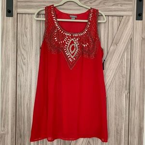 Embroidered Tunic Dress NWT